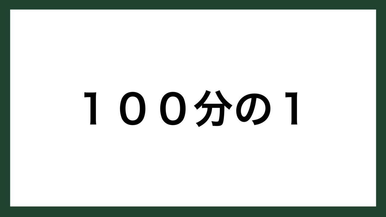 名言 １００分の１ 豊田自動織機創業者 豊田佐吉 スマネコ Blog